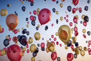 kinderbestattung symbolbild luftballons