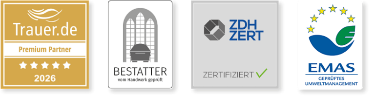 Zertifizierungen von Karl Albert Denk Bestattungen