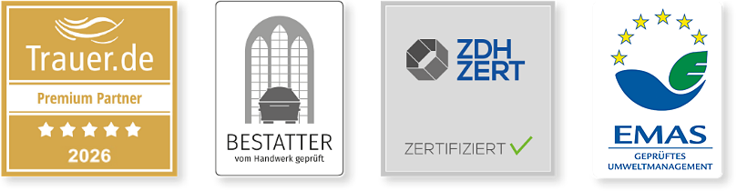 Zertifizierungen von Karl Albert Denk Bestattungen